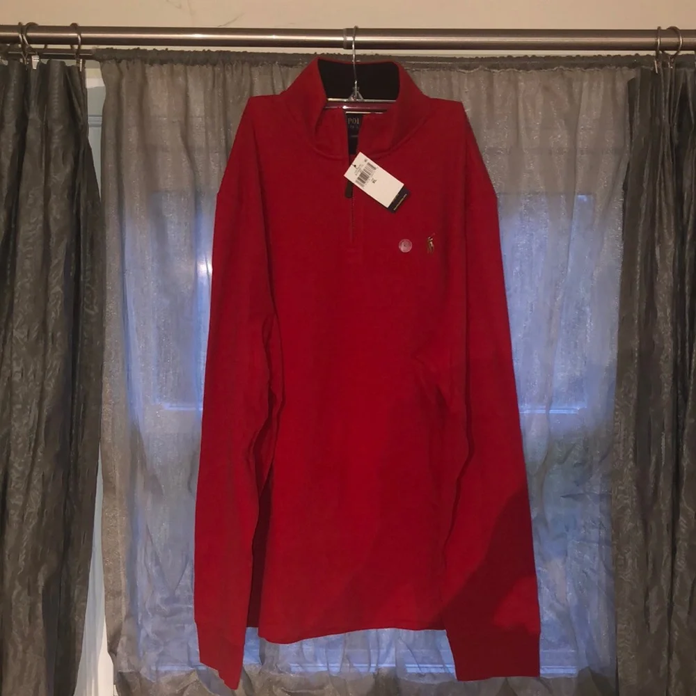 NWT Red Men Polo Ralph Lauren Long Sleeve 2024 collection
